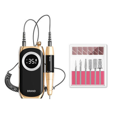 OEM Cordless Electric Nail Drill 35000rpm Rechargeable File with Type C charging Cable