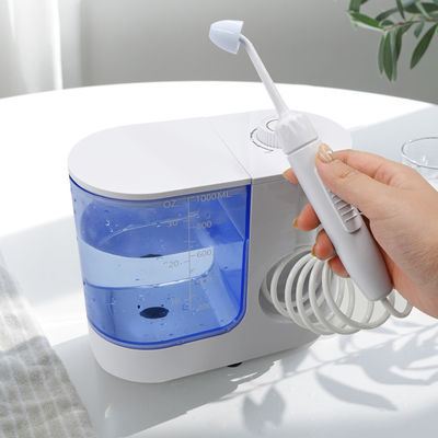 Nasal Saline Irrigator with 2 Nasal irrigator Tips, Portable & Cordless, 1000 ml Water Tank,10 modes